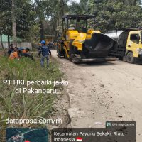 PT Hutama Karya Infrastruktur Perbaiki Jalan di Pekanbaru