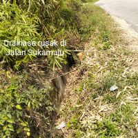Drainase Jalan di Pekanbaru Hancur, HKI Janji Tinggal Janji